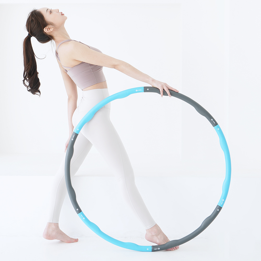 멜킨 훌라후프 뱃살 다이어트 지압 실내 버넷 스탠다드 훌라우프 1200g 제품 이미지