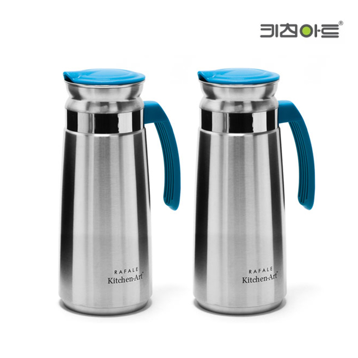 키친아트 라팔 스테인레스 물병 1.3L x 2P 세트