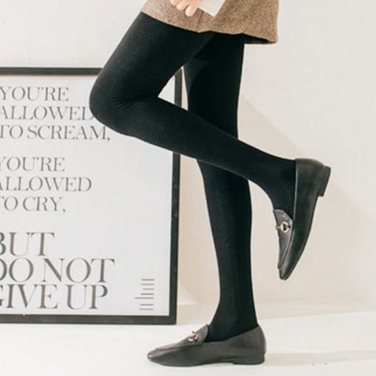 여성 프리미엄 면 타이즈 팬티스타킹 압박스타킹 무지 코튼 간절기 스타킹