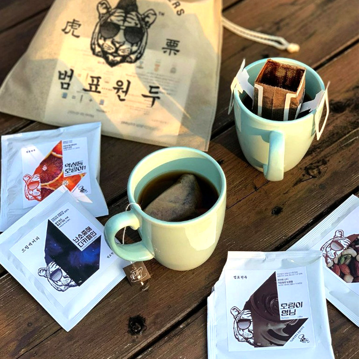 범표원두 선물 드립백커피 + 커피티백 4종 (20ea) / 원두 핸드드립 세트 - 상세 이미지 2
