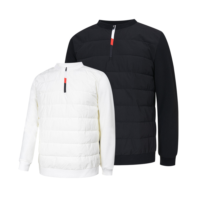 마스터베어 엑스트라 웜 T3 반집업 남성 골프 패딩 맨투맨 MBW105