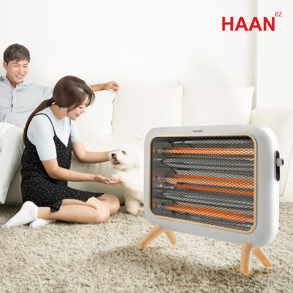 한경희 뉴트로 이지라이프 석영관 전기히터 스토브 난로 이미지 6