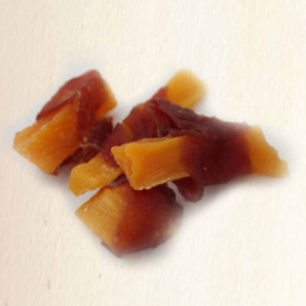 대용량 강아지 사사미 간식 헬로도기 리얼 훈제 오리 고기 오리고구마, 300g, 1개 - 상세 이미지 3
