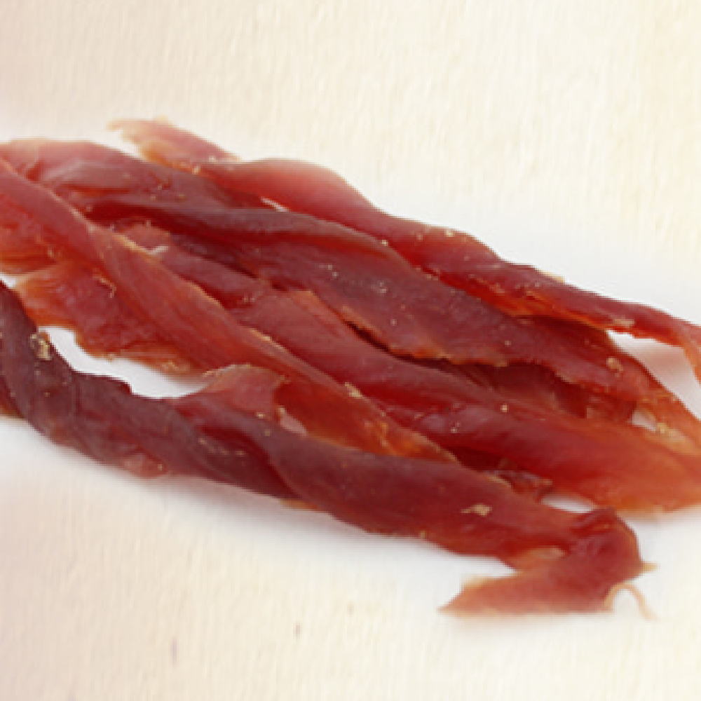 대용량 강아지 사사미 간식 헬로도기 리얼 훈제 오리 고기 오리꽈배기, 300g, 1개 - 상세 이미지 3