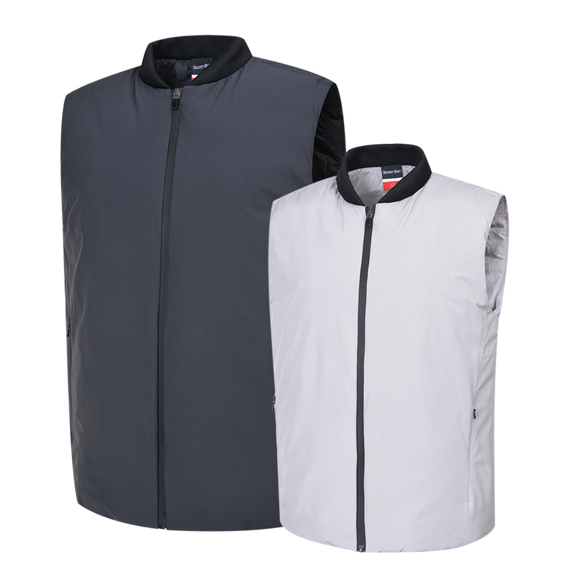 마스터베어 플레이어웜 V7 남성 경량패딩 풀집업 골프조끼 MBW103