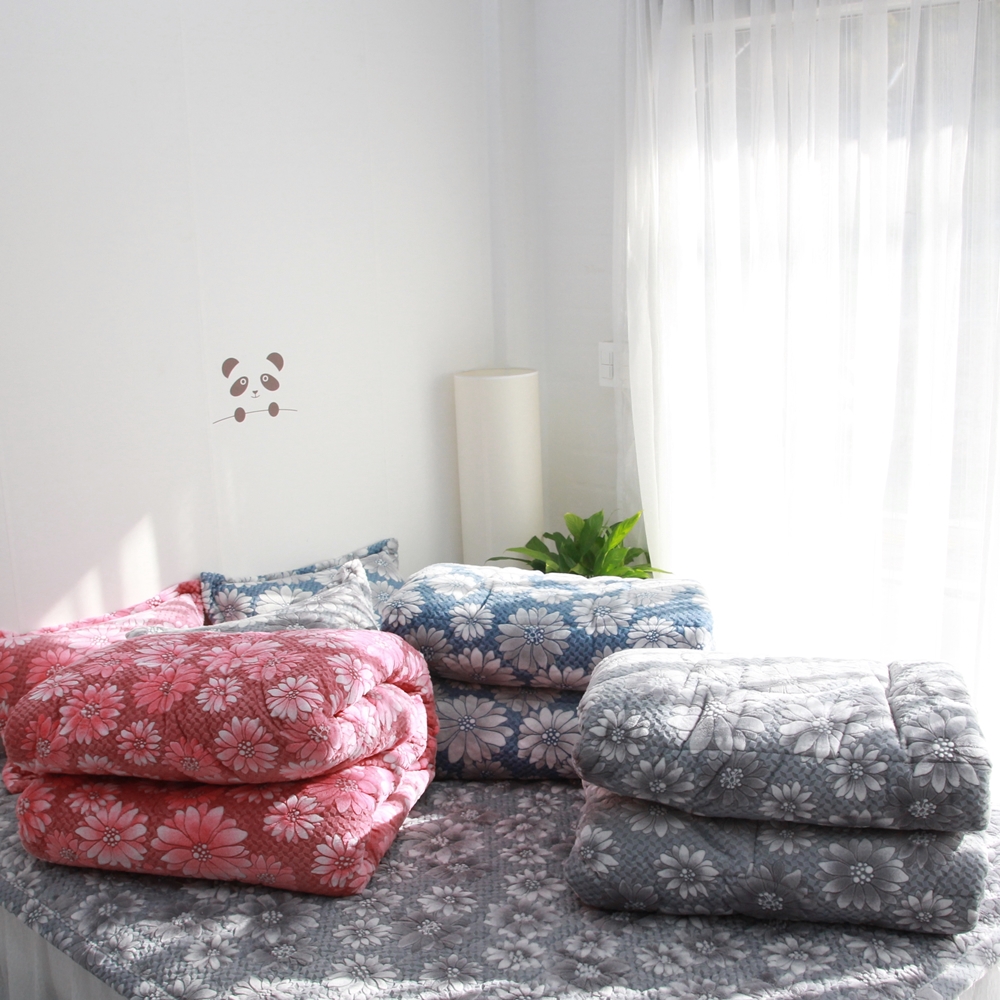 포플리 한파대비 착번아웃 극세사 두꺼운 겨울 차렵이불 SS