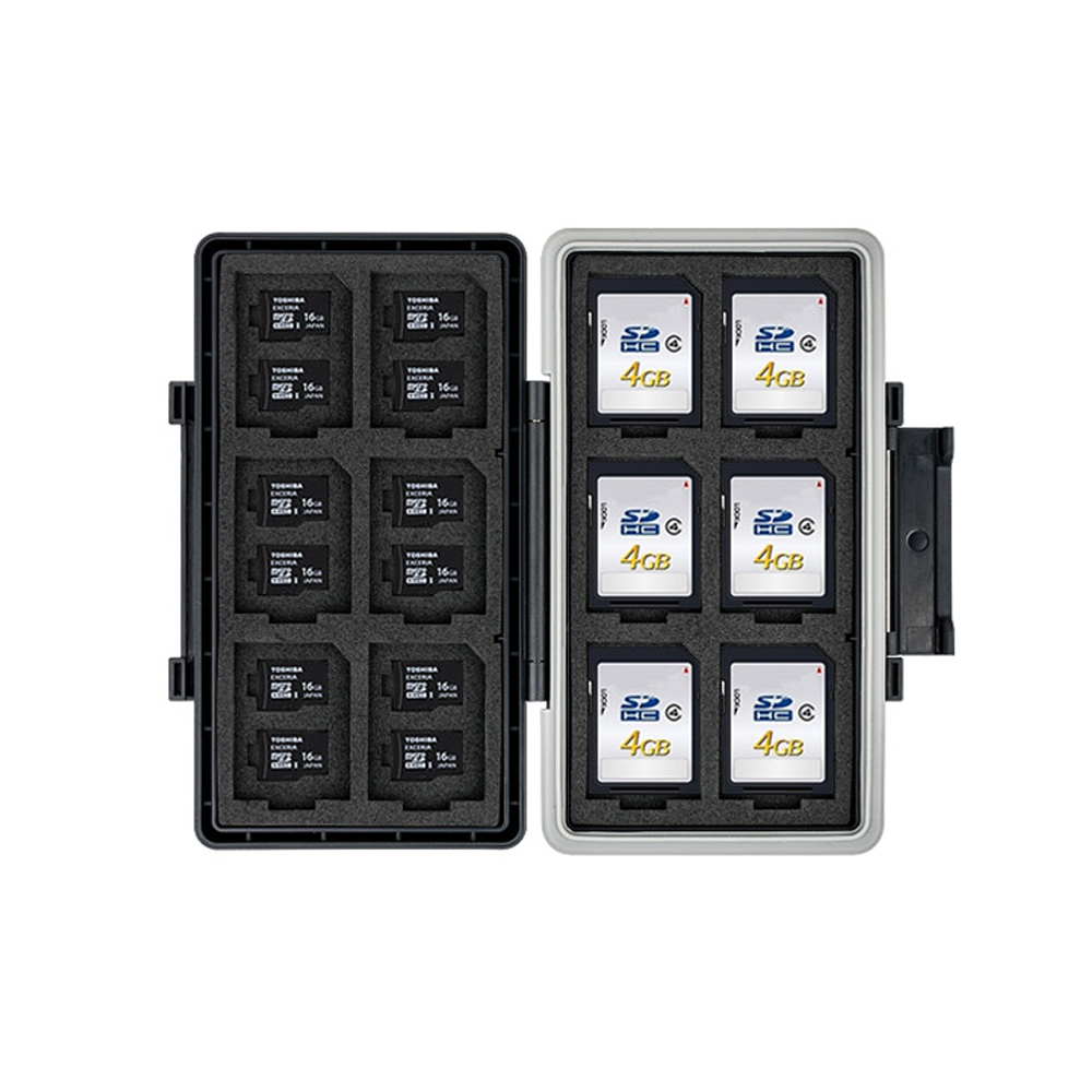 SD TF 메모리 micro 카드 보관 CASE 마이크로 플라스틱 케이스 16개 보관함 이미지 6