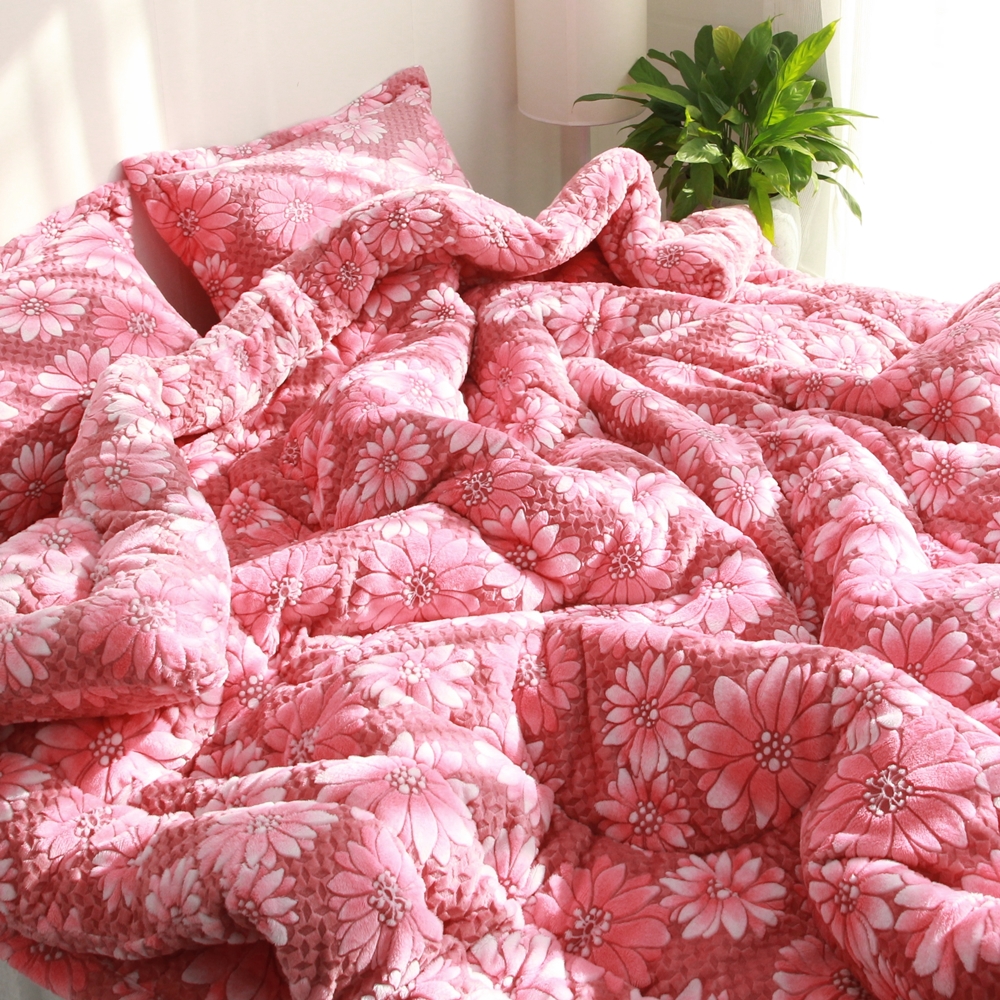 포플리 한파대비 착번아웃 극세사 두꺼운 겨울 차렵이불 SS