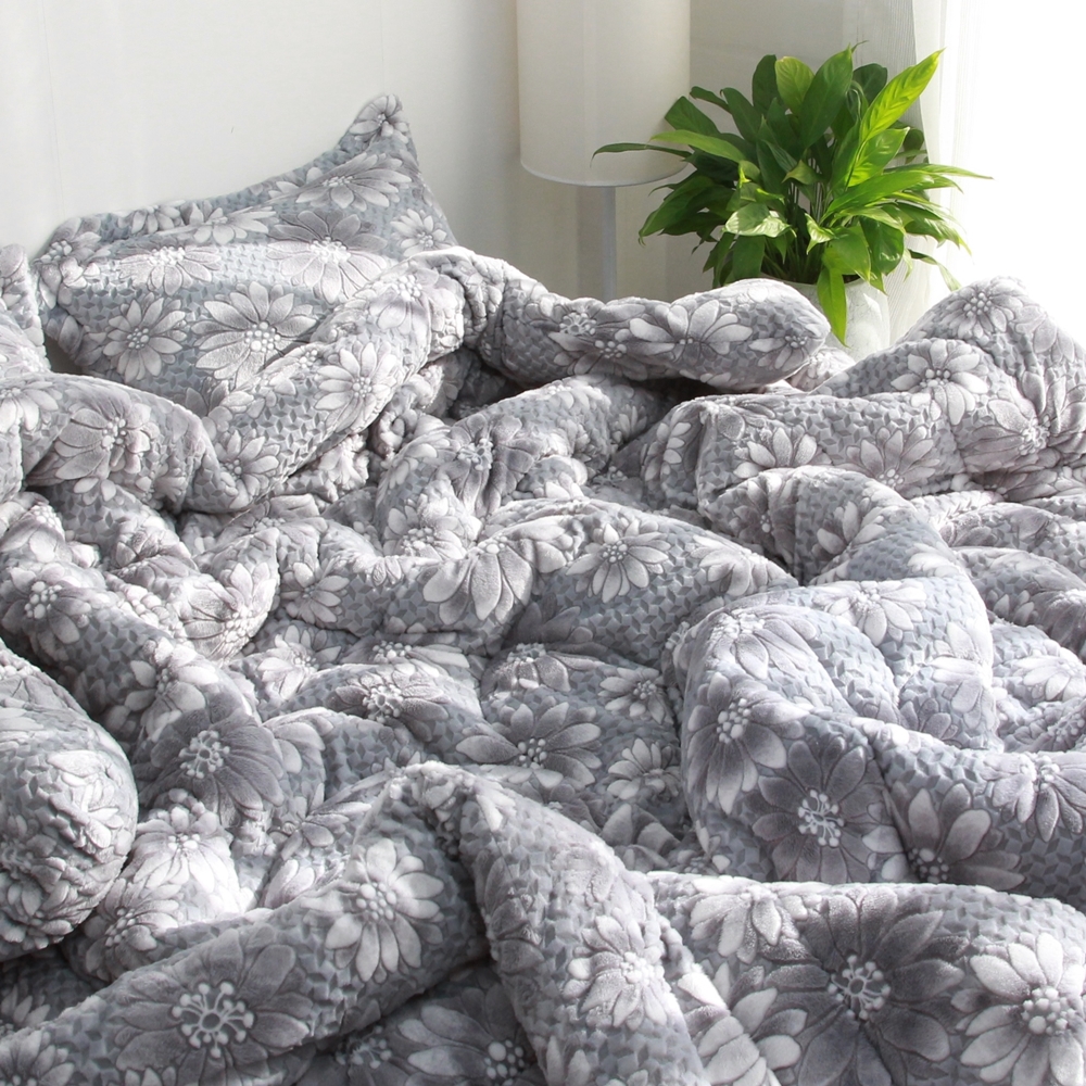 포플리 한파대비 착번아웃 극세사 두꺼운 겨울 차렵이불 SS