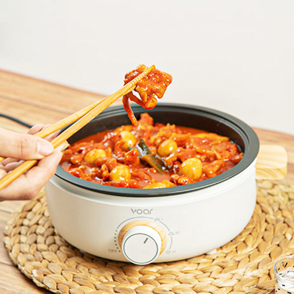 보아르 혼요 멀티쿠커 분리형 전기 샤브샤브 전골 냄비 만능 스마트 쿠커 그릴팬 핫플레이트