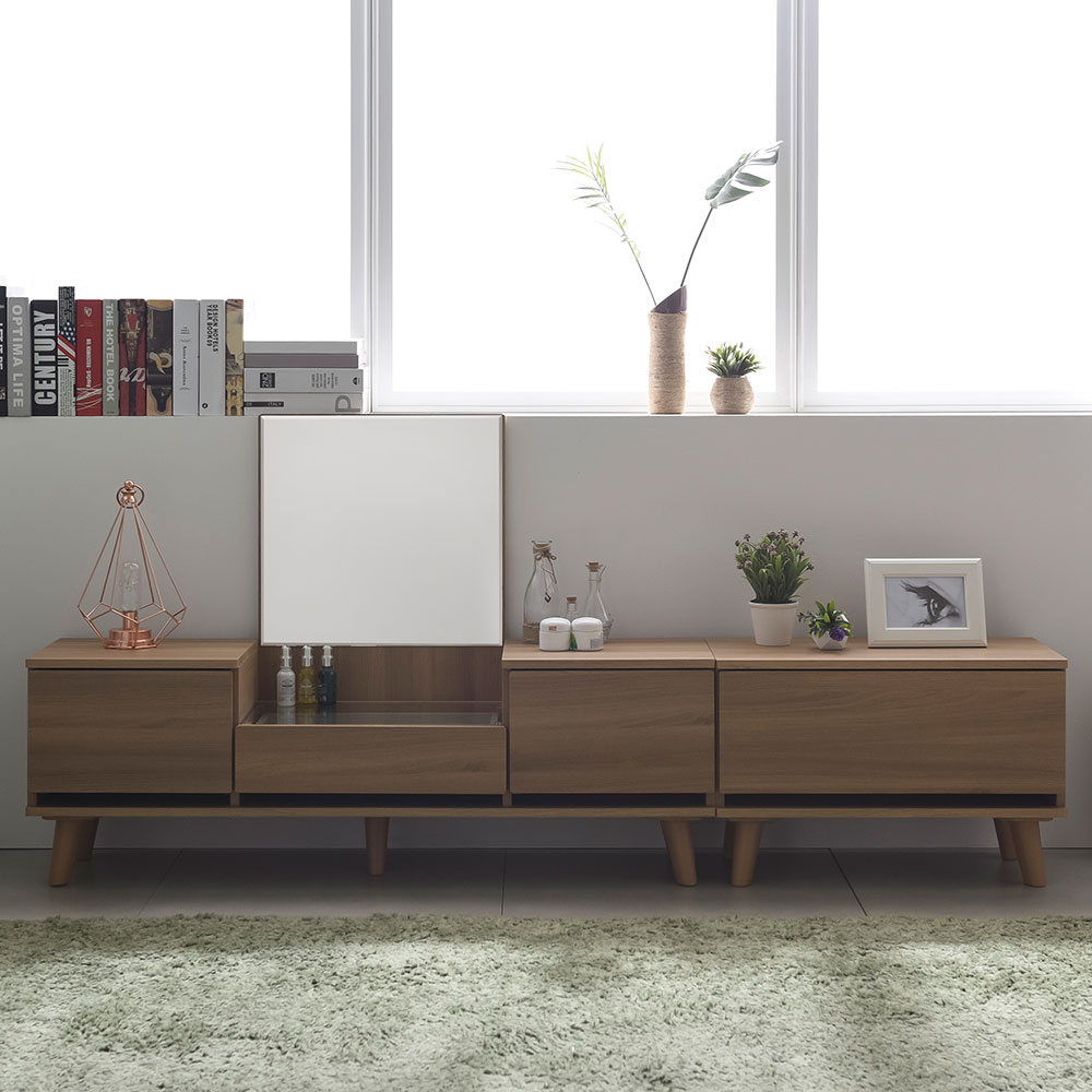 엘린 투서랍 좌식화장대