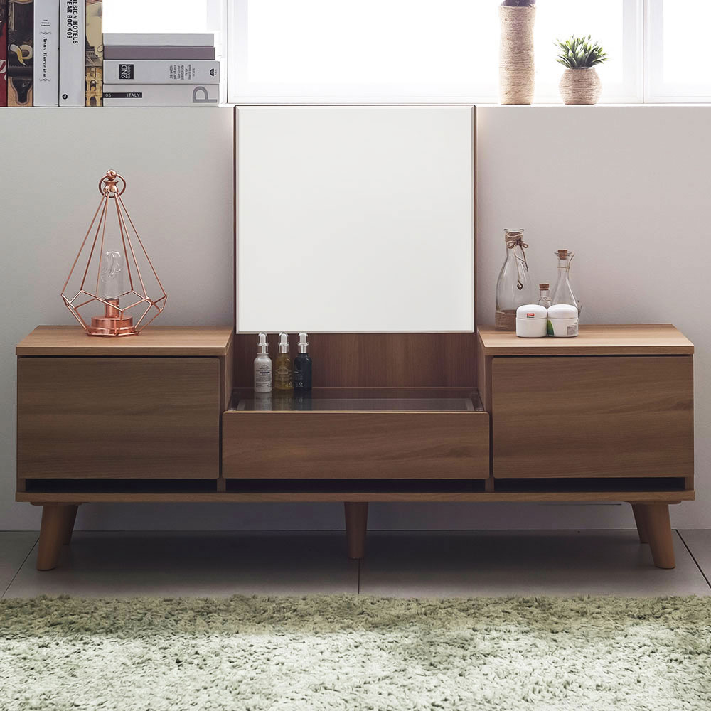 엘린 투서랍 좌식화장대