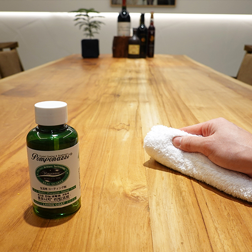 리빙코트 원목 가구 코팅 목재 우드슬랩 식탁 오일 나무 왁스 관리 광택 코팅제 이미지 4