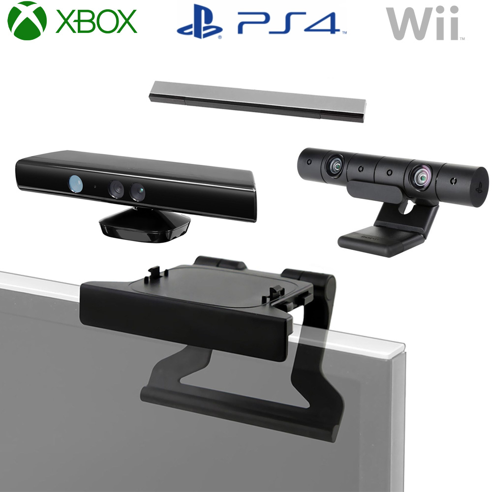 XBOX360 키넥트 Wii 모션센서 PS4 카메라 호환 TV 모니터 거치대 스탠드 브라켓 - 상품 이미지