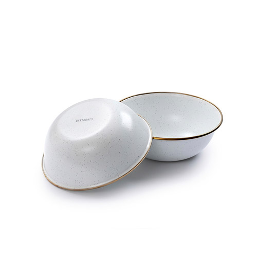 베어본즈 에나멜 샐러드 플레이트 2p 세트 캠핑 접시 식기