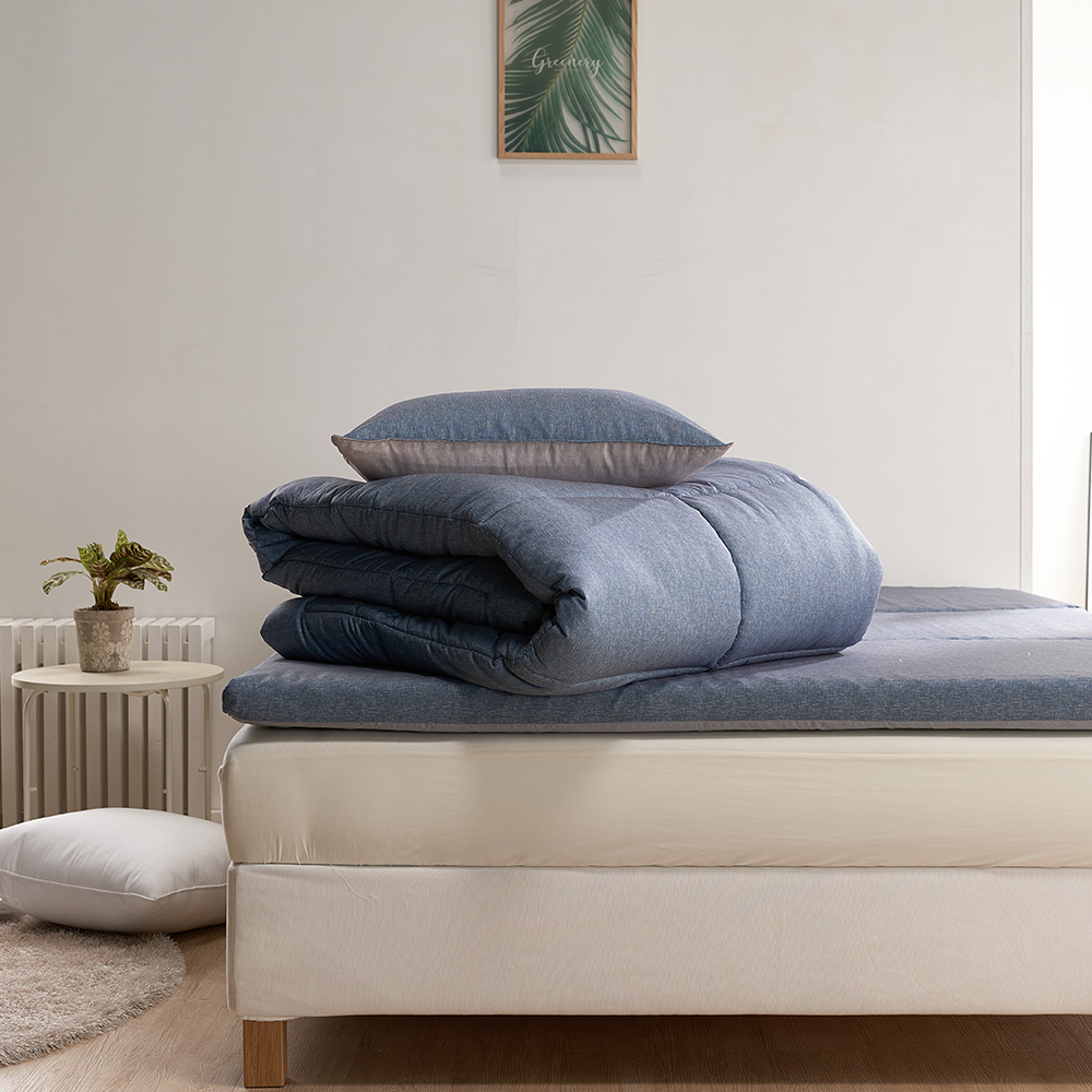 더베딩샵 다운필 실키마이크로 차렵이불 포근한 기숙사이불 슈퍼싱글