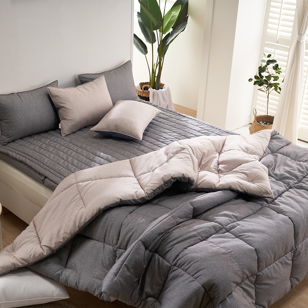 더베딩샵 다운필 실키마이크로 차렵이불 포근한 기숙사이불 슈퍼싱글