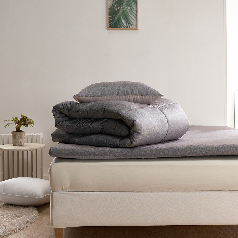 더베딩샵 다운필 실키마이크로 차렵이불 포근한 기숙사이불 슈퍼싱글