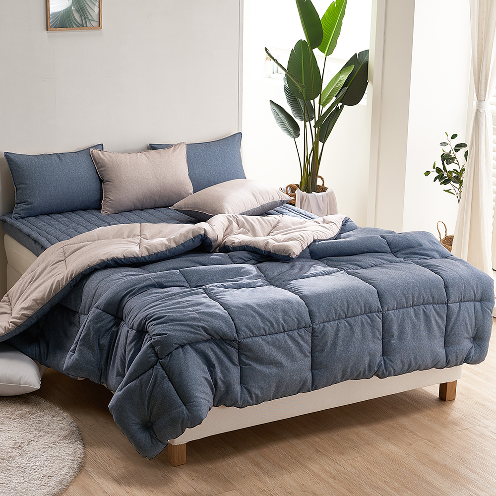 더베딩샵 다운필 실키마이크로 차렵이불 포근한 기숙사이불 슈퍼싱글
