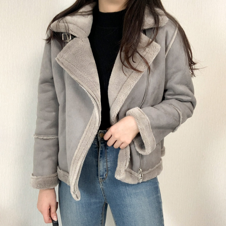 🚚당일배송[주문폭주/작년완판] 스웨이드 라이더 숏 무스탕 상세 이미지 33