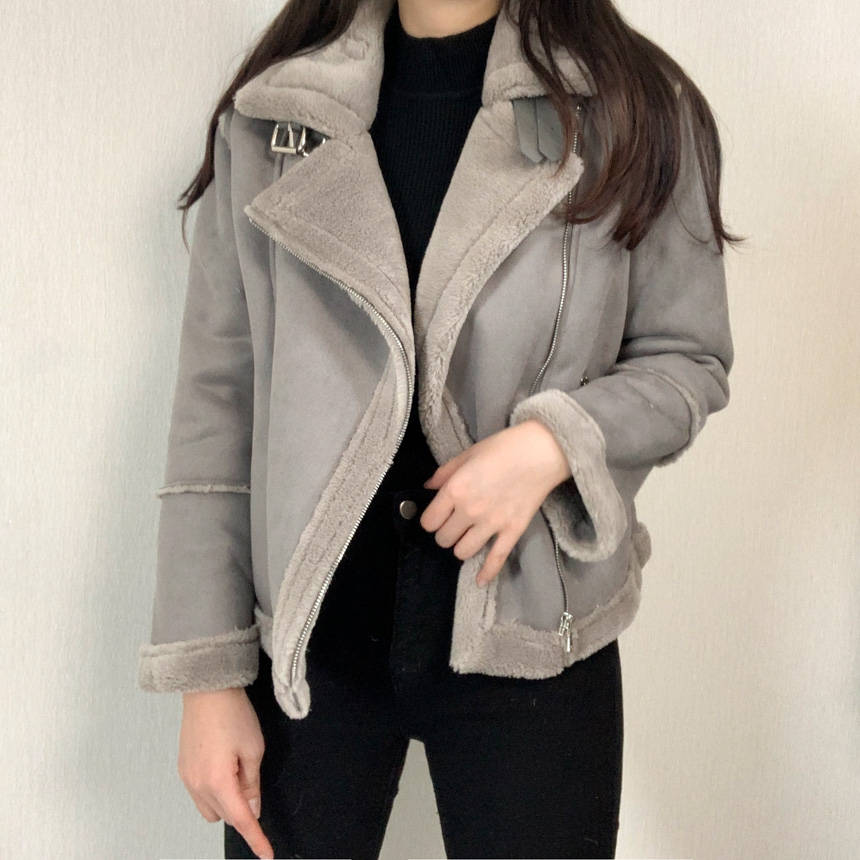 🚚당일배송[주문폭주/작년완판] 스웨이드 라이더 숏 무스탕 상세 이미지 27