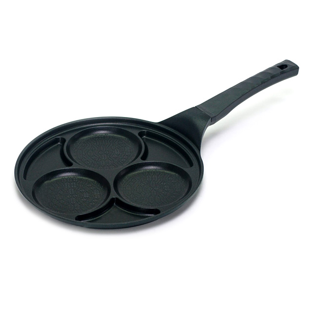 티타늄코팅 모아 원형 에그팬 28cm 인덕션 3구 4구 후라이팬 업소용 가정용 계란후라이 프라이팬