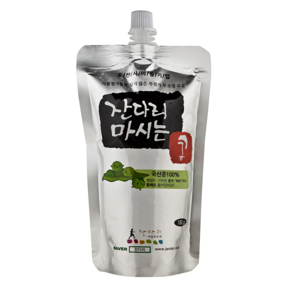 오산함께장터,[잔다리마을] 국산콩 NON GMO 무설탕 무첨가두유 180g