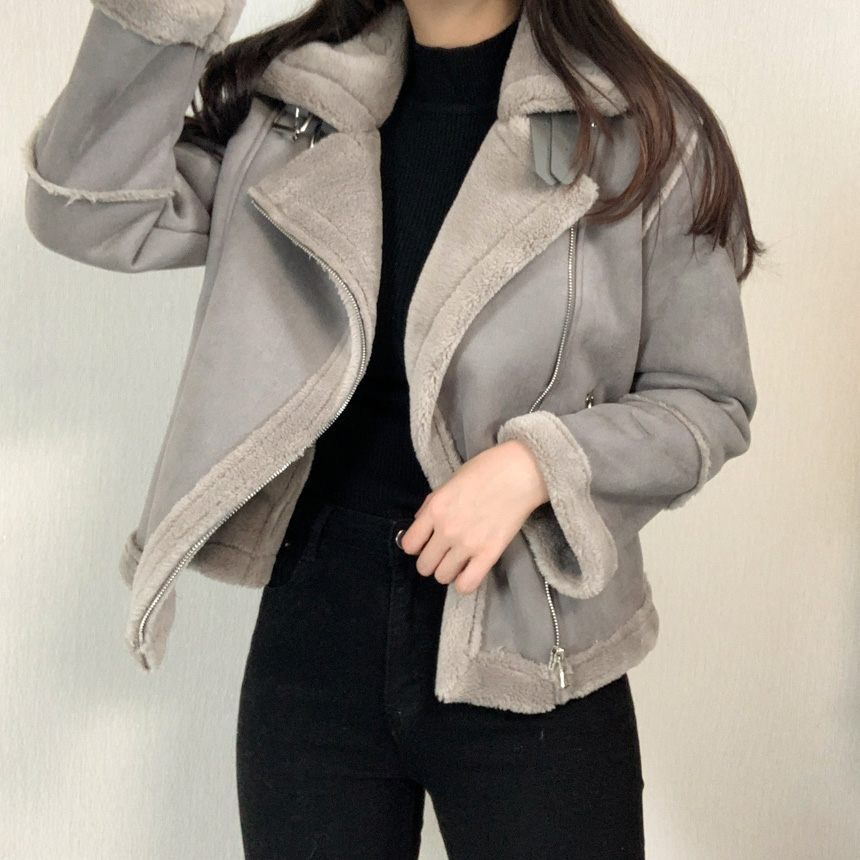 🚚당일배송[주문폭주/작년완판] 스웨이드 라이더 숏 무스탕 상세 이미지 26