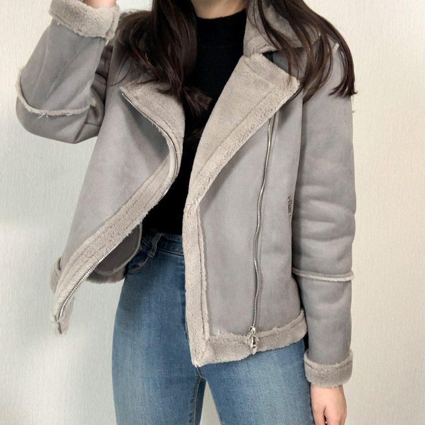 🚚당일배송[주문폭주/작년완판] 스웨이드 라이더 숏 무스탕 상세 이미지 31
