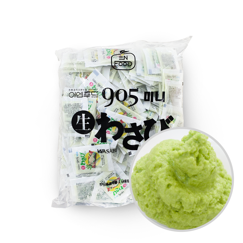 이엔푸드 미니 905 냉동 생와사비 (3gX200개입) 600g, 10개