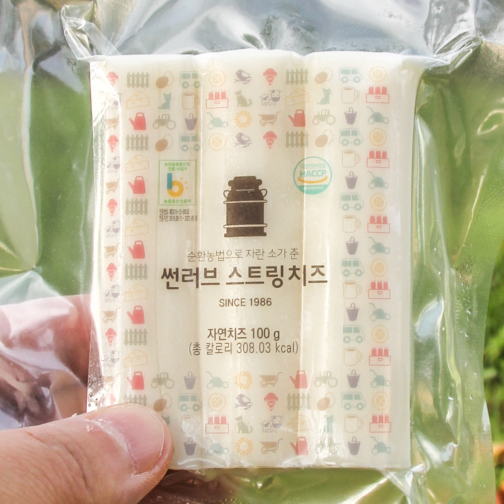 효덕목장 직접 짠 원유만으로 생 스트링 치즈 100g 구워먹는 할로미 150g - 메인 이미지