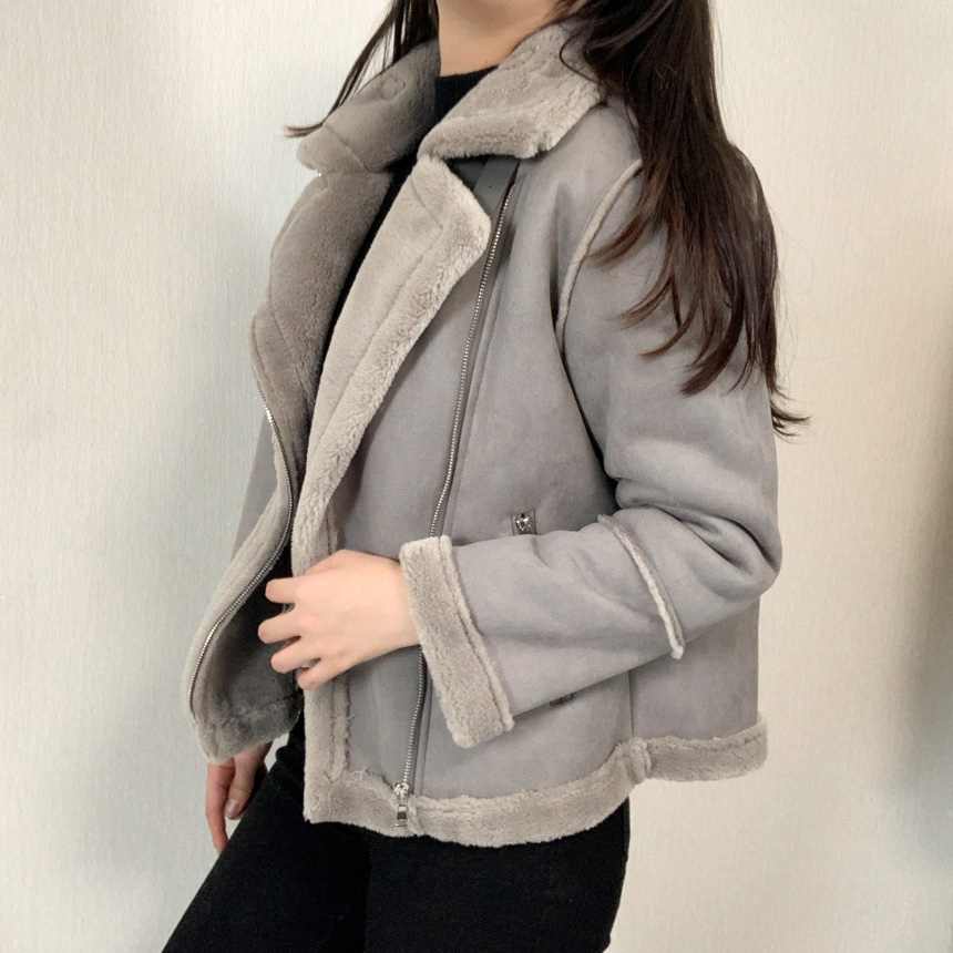 🚚당일배송[주문폭주/작년완판] 스웨이드 라이더 숏 무스탕 상세 이미지 29