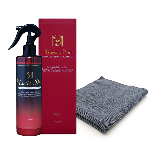 마르티스 핀토 초고속 유리막 코팅제 물왁스 퀵디테일러 300ml+스피드폴리쉬1장 - 상품 이미지