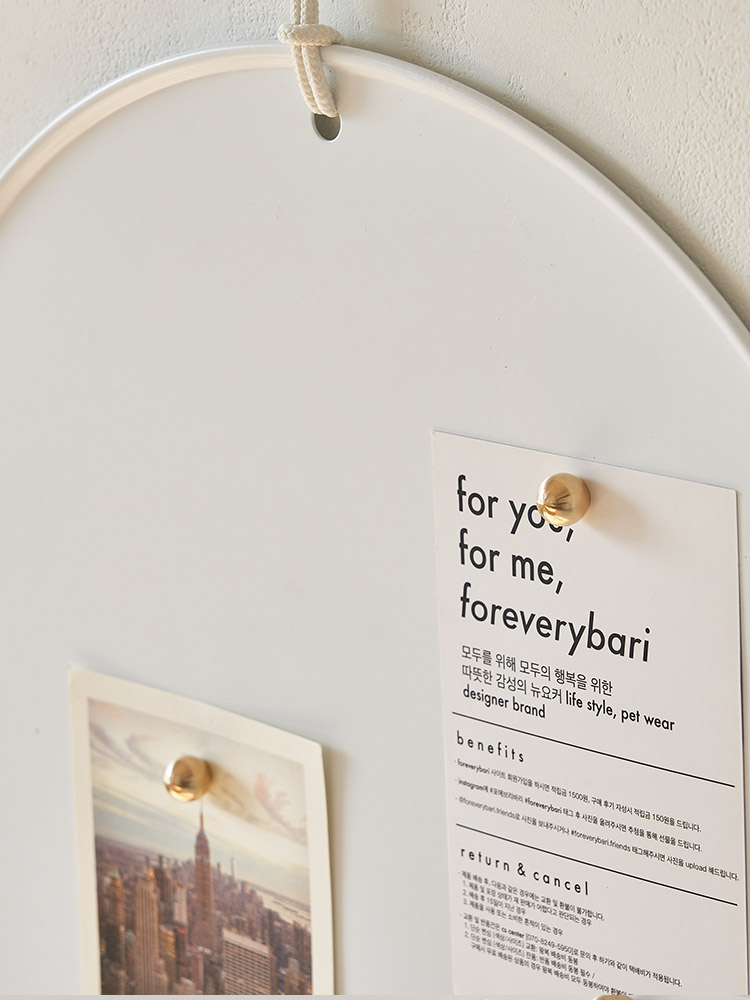 원형 마그넷보드 벽걸이액자 인테리어 벽장식