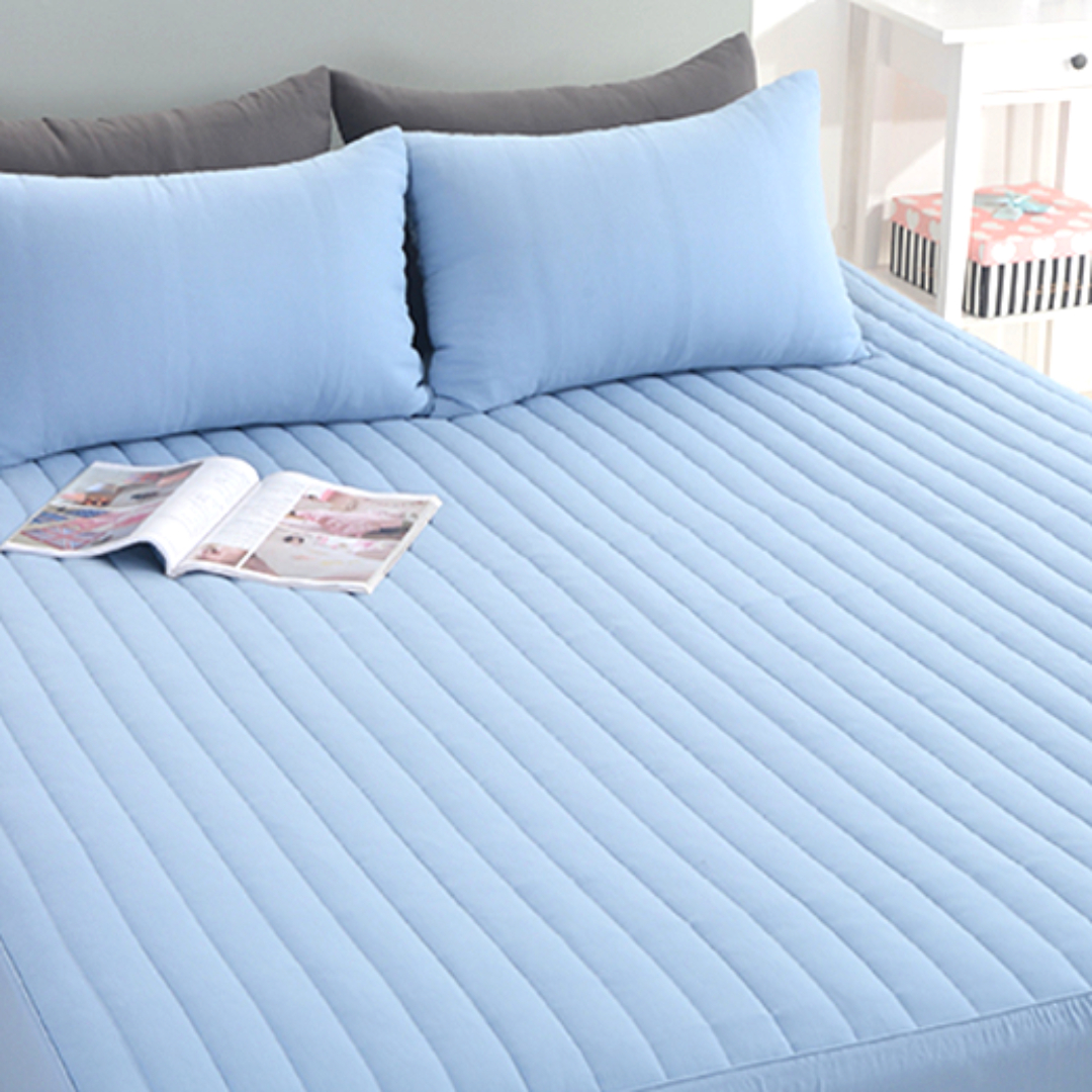 예쁜 누빔 침대 커버 토퍼 매트리스커버 매트 싱글 매트릭스