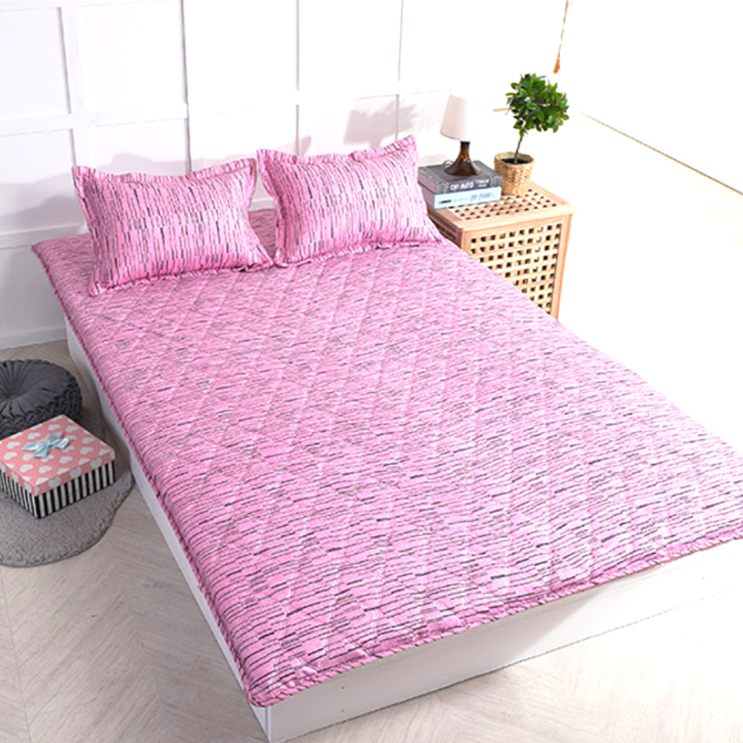 예쁜 누빔 요세트 두꺼운 요 매트 토퍼 침대 커버 매트리스