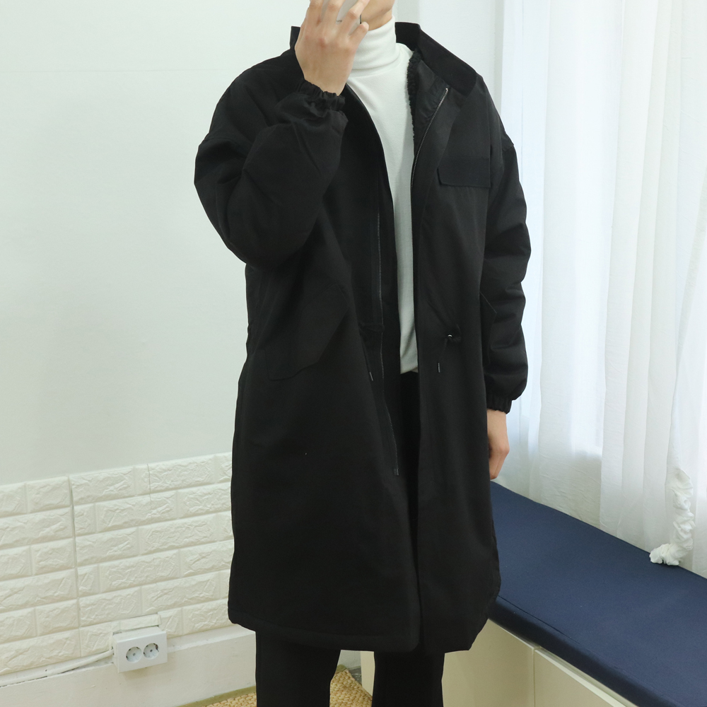 남자개파카 양털 후리스 남자 겨울야상점퍼 - 상세 이미지 3