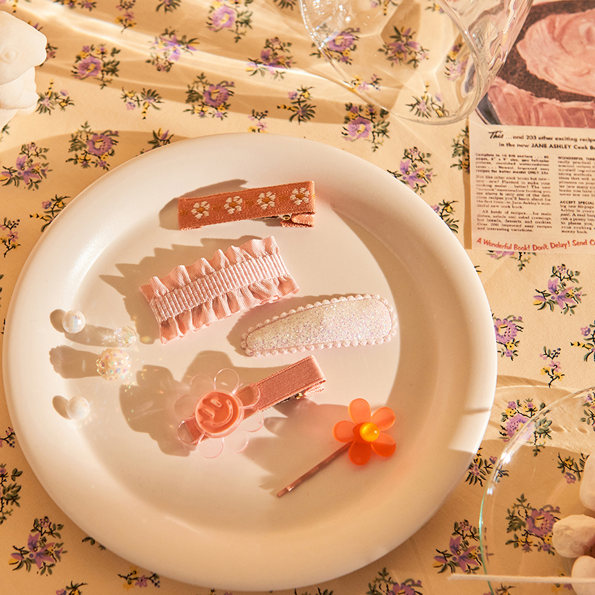 아기 헤어핀 세트 머리 집게 똑딱 핀 삔 유아 여자 아이 핀 어린이집 유치원 생일 선물