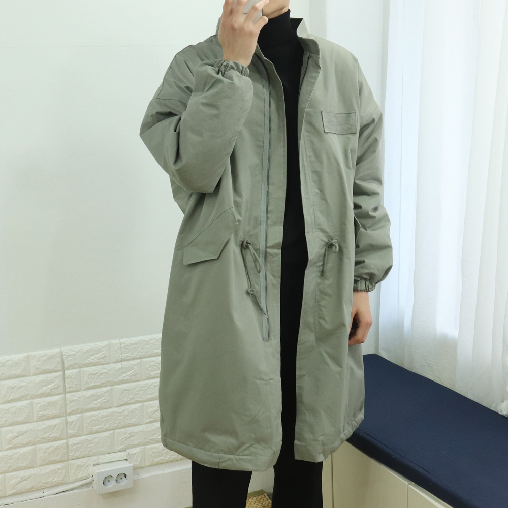 남자개파카 양털 후리스 남자 겨울야상점퍼 - 상세 이미지 2