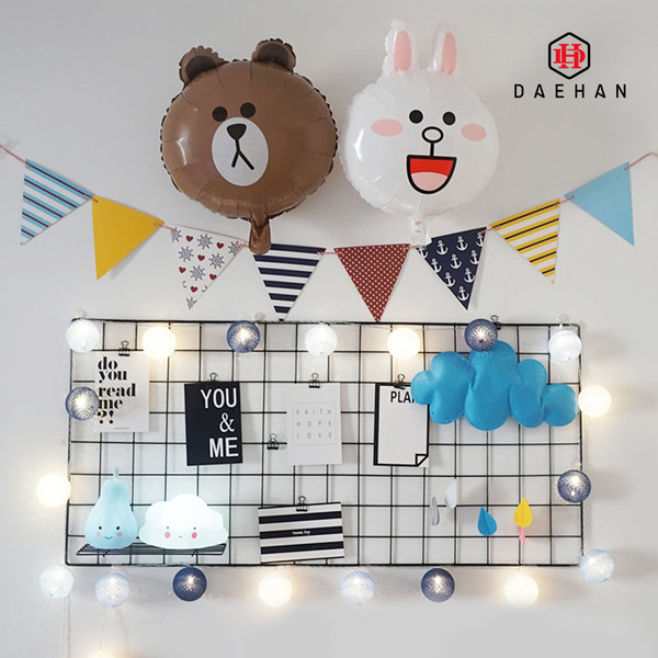 크리스마스 트리조명 led 줄 등 조명 코튼볼 전구 화이트20구