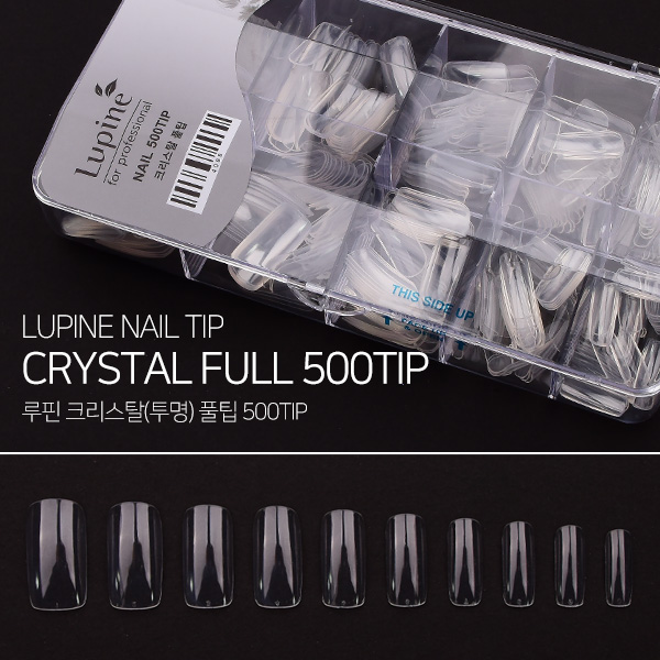 루핀 풀팁 투명 500팁 - 상품 이미지