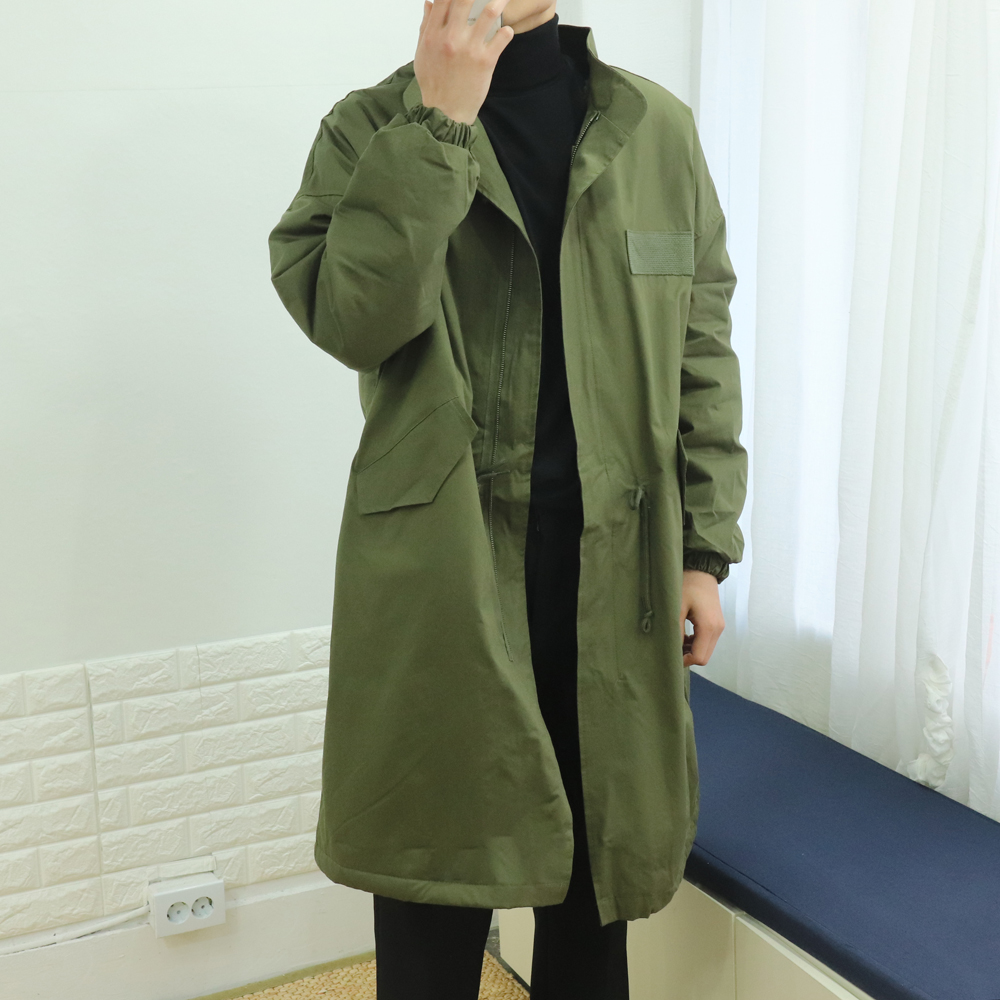 남자개파카 양털 후리스 남자 겨울야상점퍼 - 상품 이미지