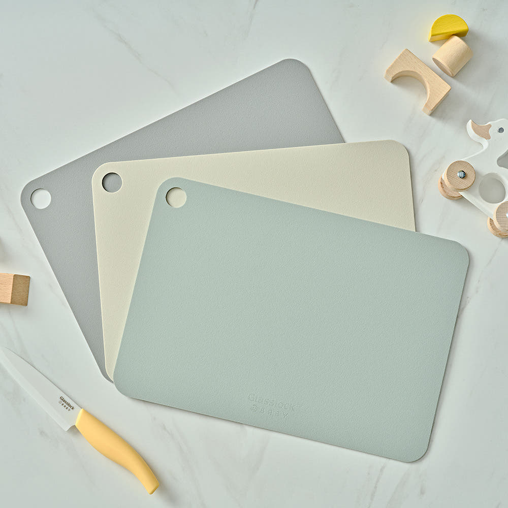 글라스락 베이비 TPU도마 3P