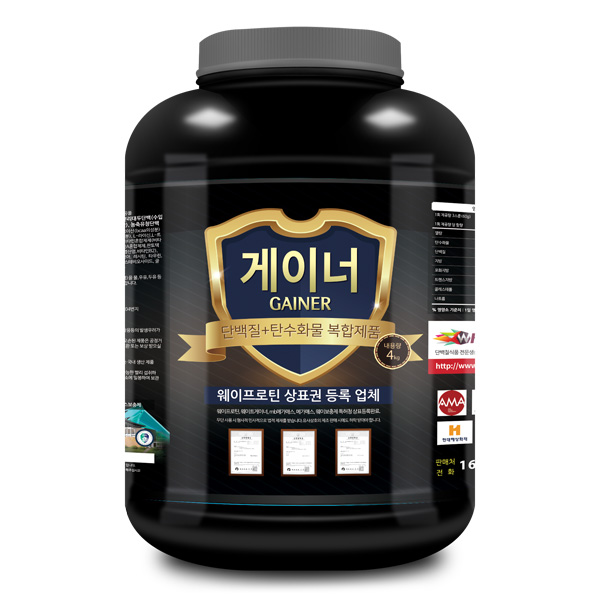 1+1 웨이테크 게이너 단백질보충제 프로틴 벌크업 파우더 쉐이크 초코맛 4kg 2개 - 상세 이미지 3