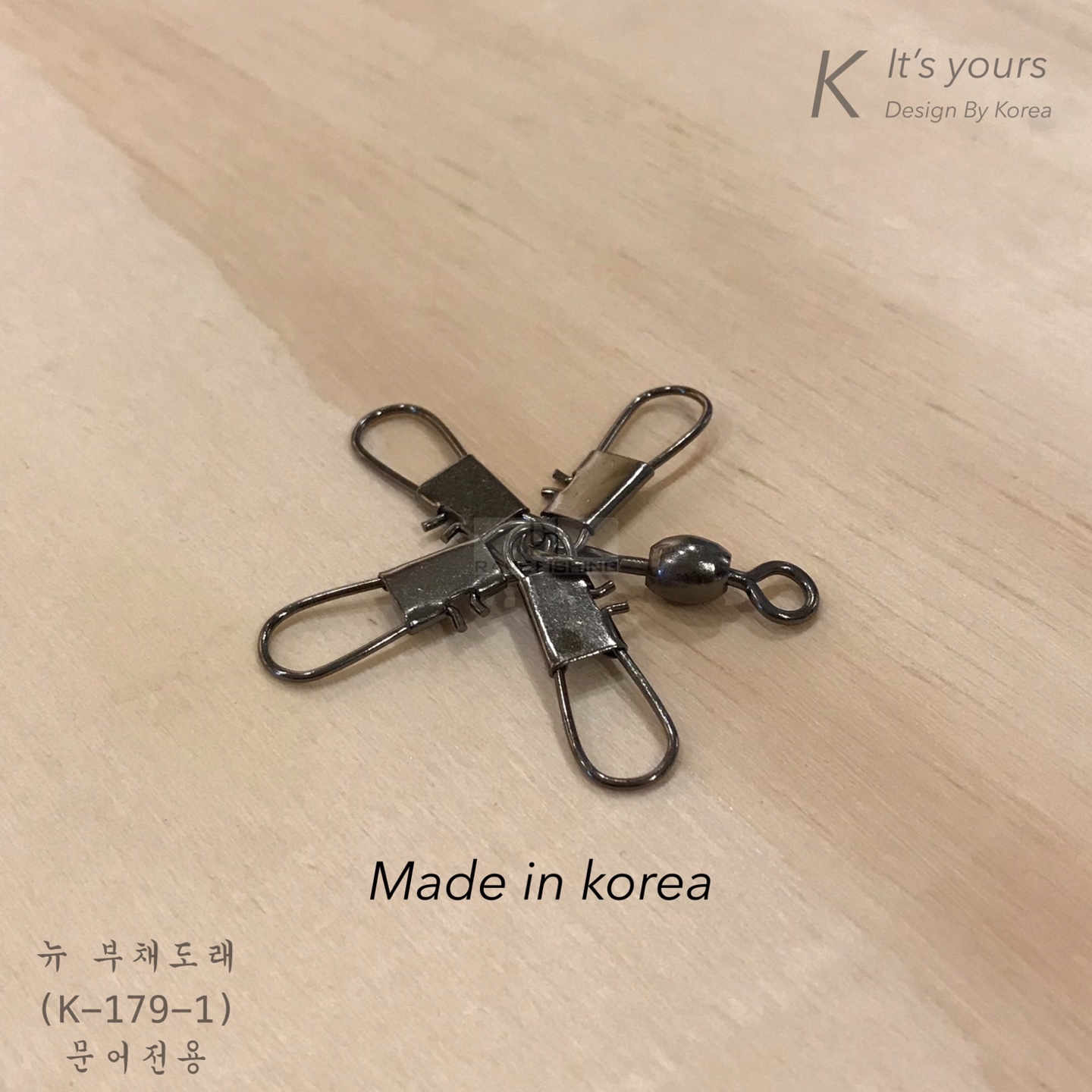키우라 부채도래 K-179-1 문어전용도래 문어도래 1x4호 1팩에4개입 - 상세 이미지 4