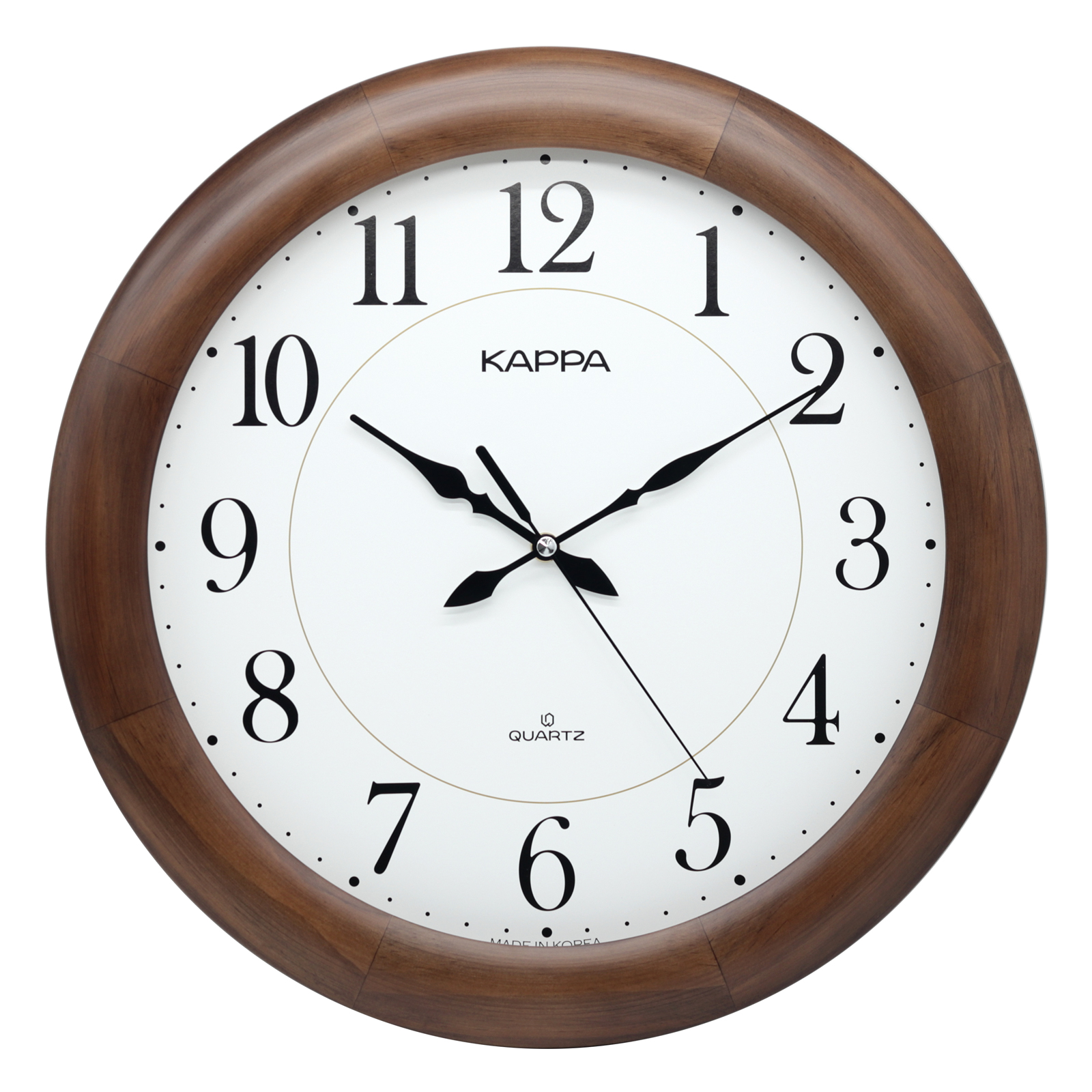 카파 국내생산 클래식 원목 무소음 벽시계 사무실 거실 판촉물 벽걸이시계 W630 W640