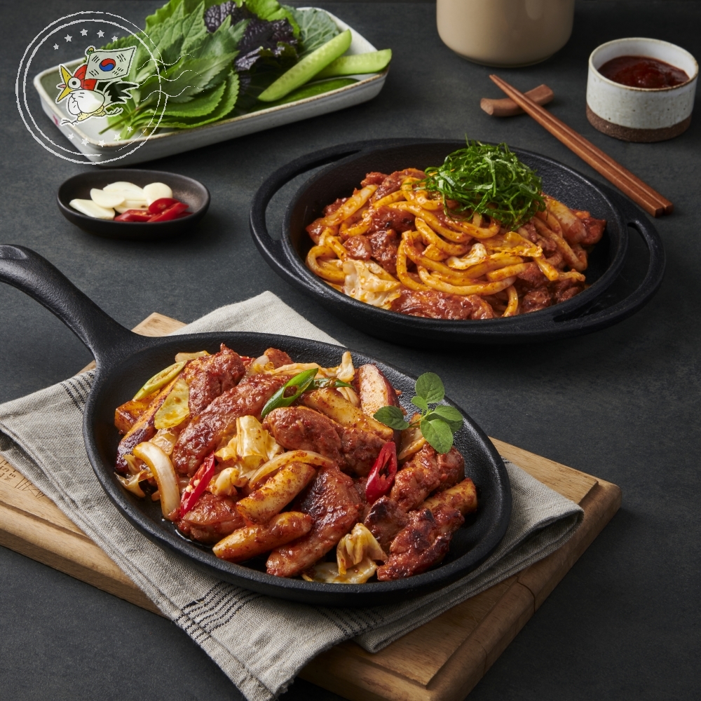 두루푸드 국민닭갈비 춘천닭갈비 택배 홈파티 캠핑요리 올인원세트 - 상세 이미지 3