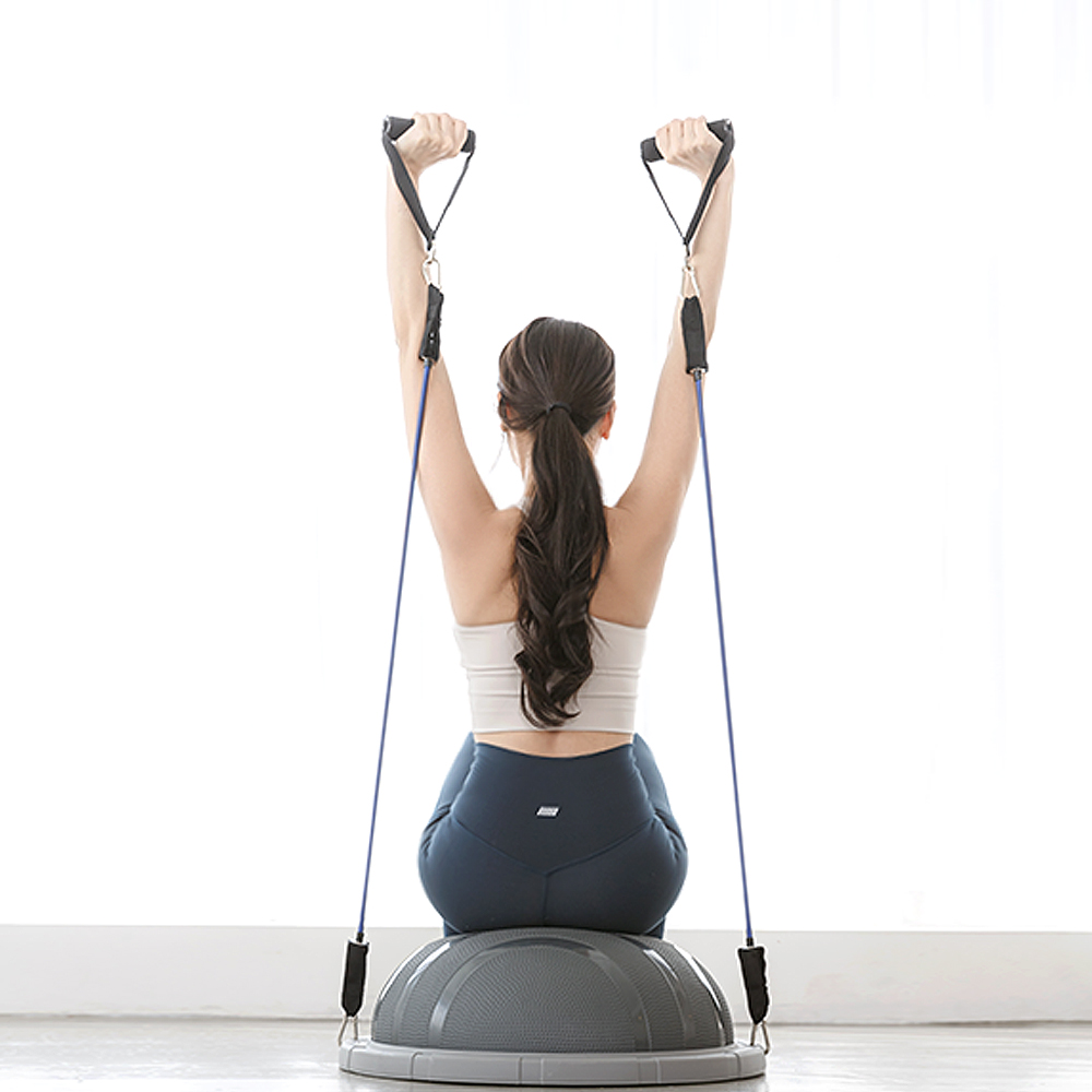 멜킨 보수볼 밸런스 필라테스 요가 임산부 반짐볼 하프 돔볼 홈트 코어운동 프리미엄60cm