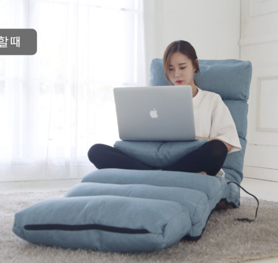 떡실신 낮잠 트랜스폼 안락의자 1인용 리클라이너 의자 허리편한 접이식 쇼파 나만의 쉼터