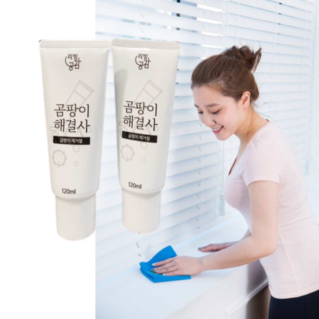 화장실 욕실 벽지 벽 곰팡이 제거제 1+1 텐트 창틀 타일 베란다 강력한 곰팡이 제거젤